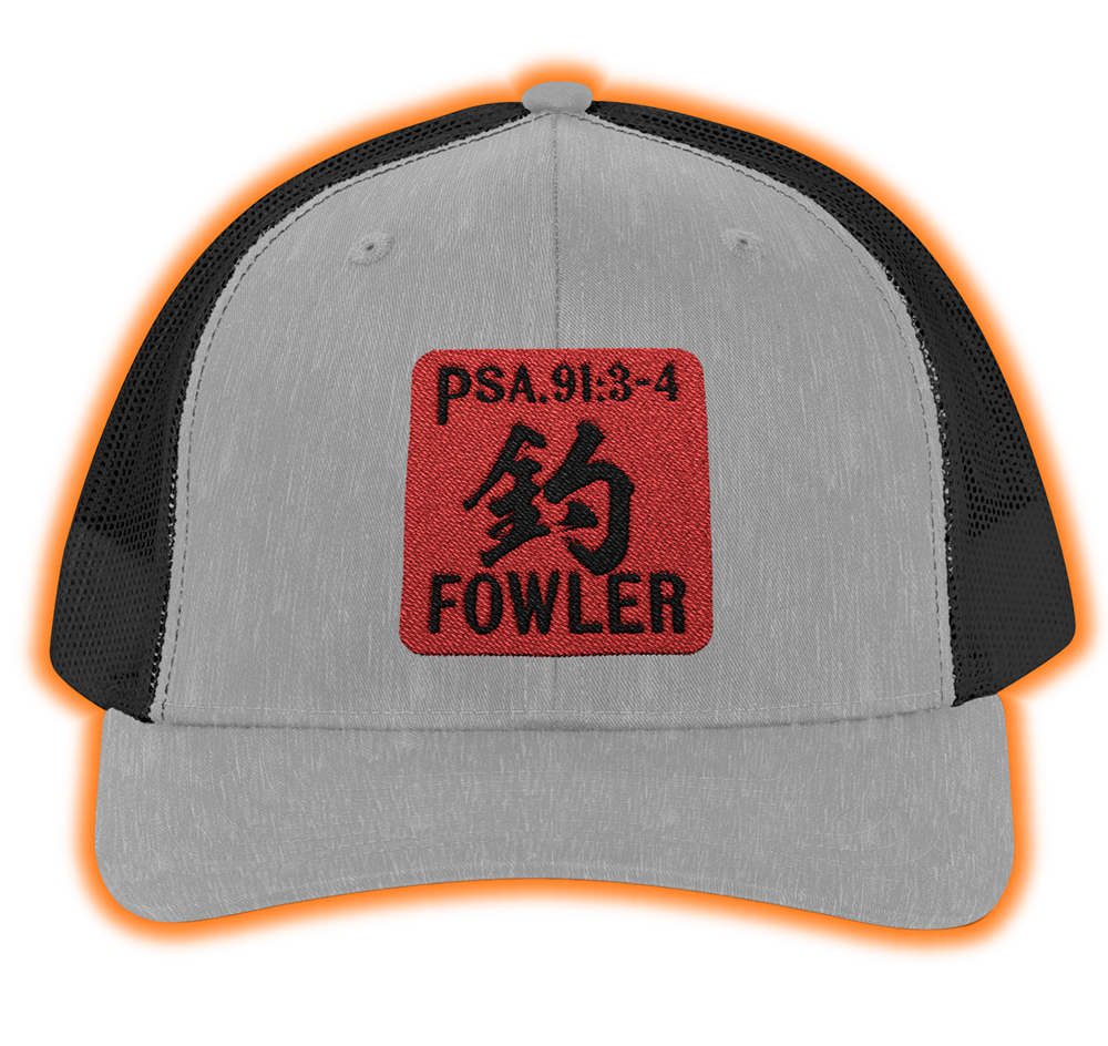 Embroidered Snapback Cap - Fowler's Gyotaku Signature - PSA 91:3-4