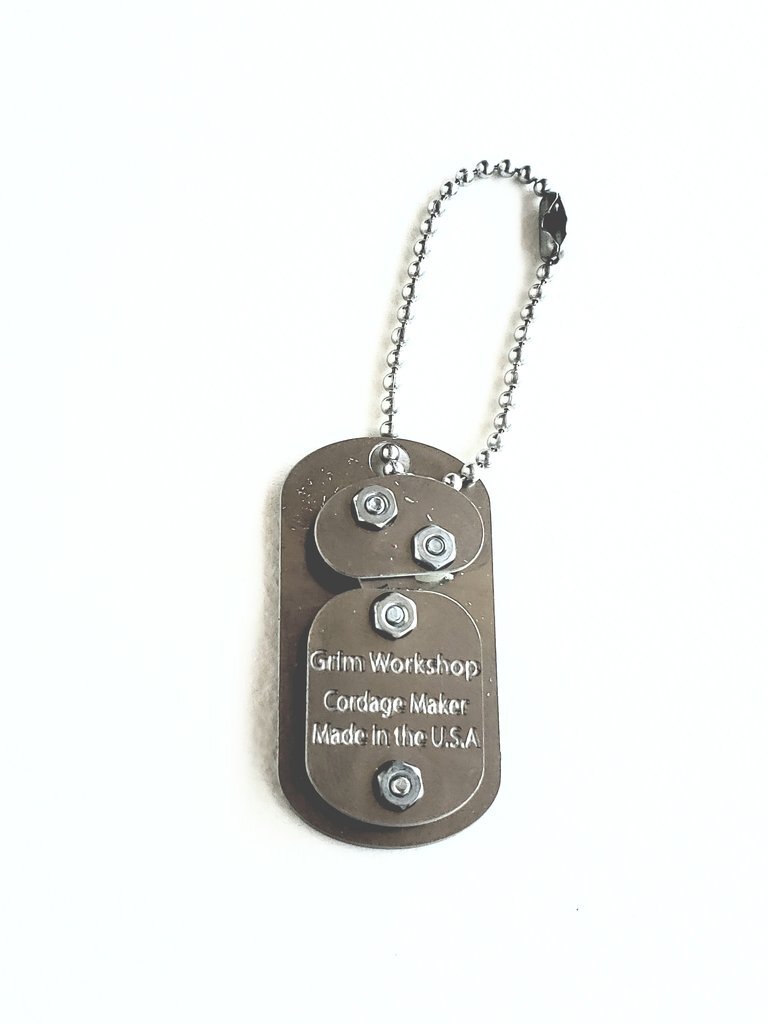 Cordage Dog Tag