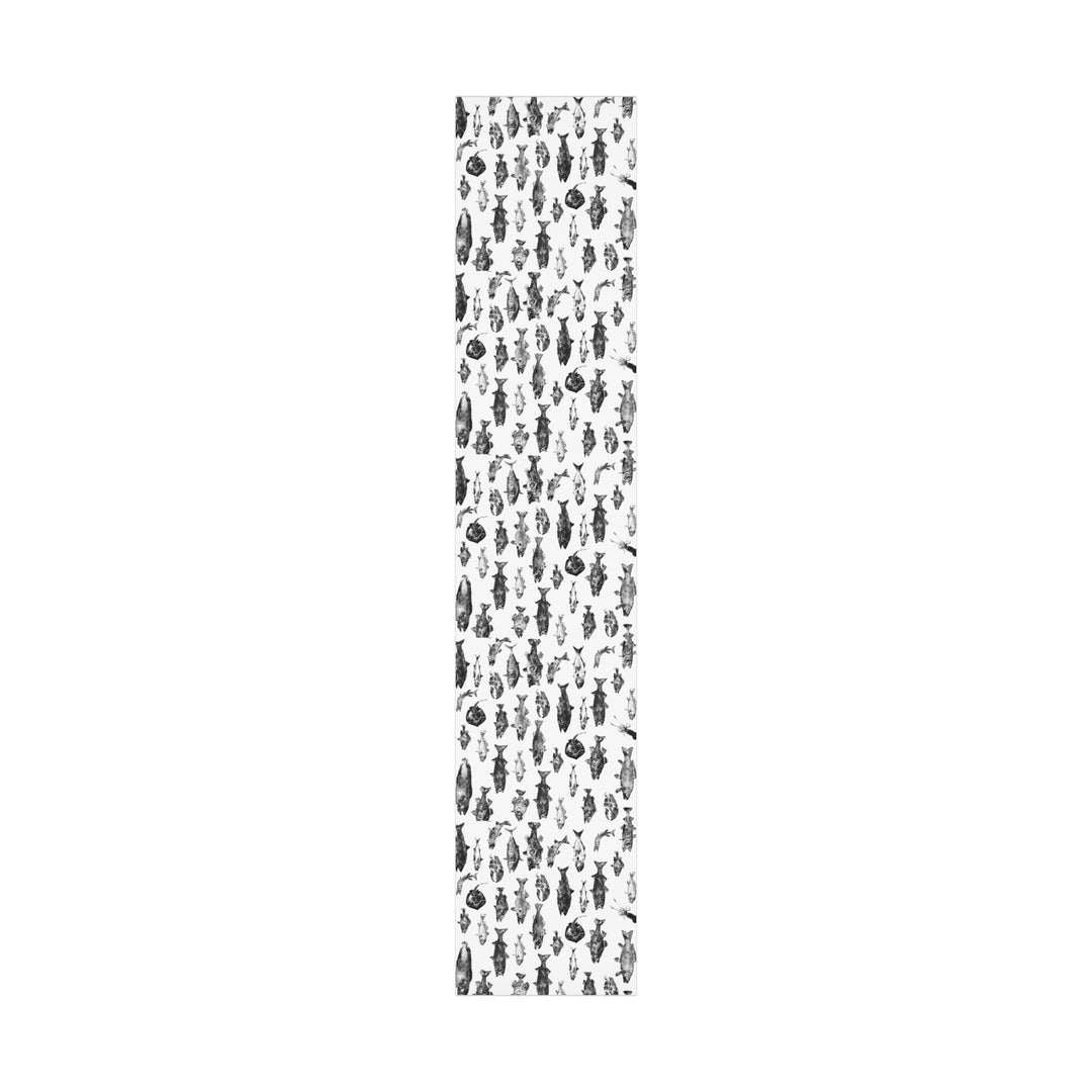Gyotaku Gift Wrap Paper - White