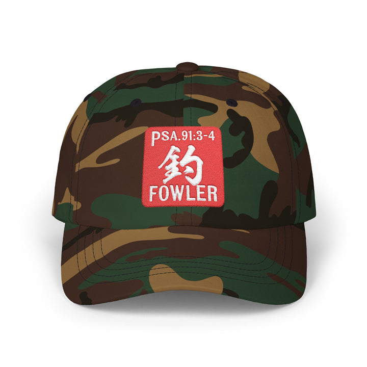 Psalms 91:3-4 Fowler Gyotaku Signature Classic Dad Cap