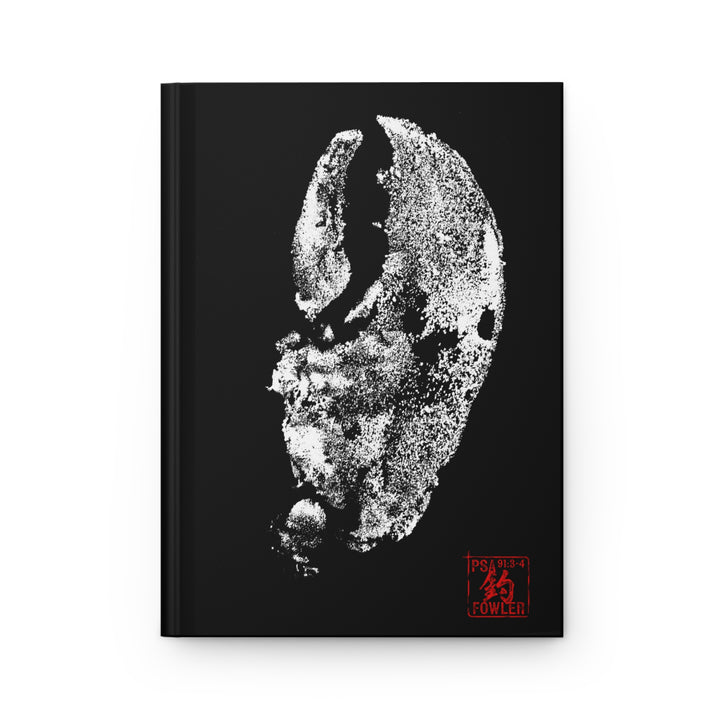 Lobster Claw Gyotaku Hardcover Journal Matte