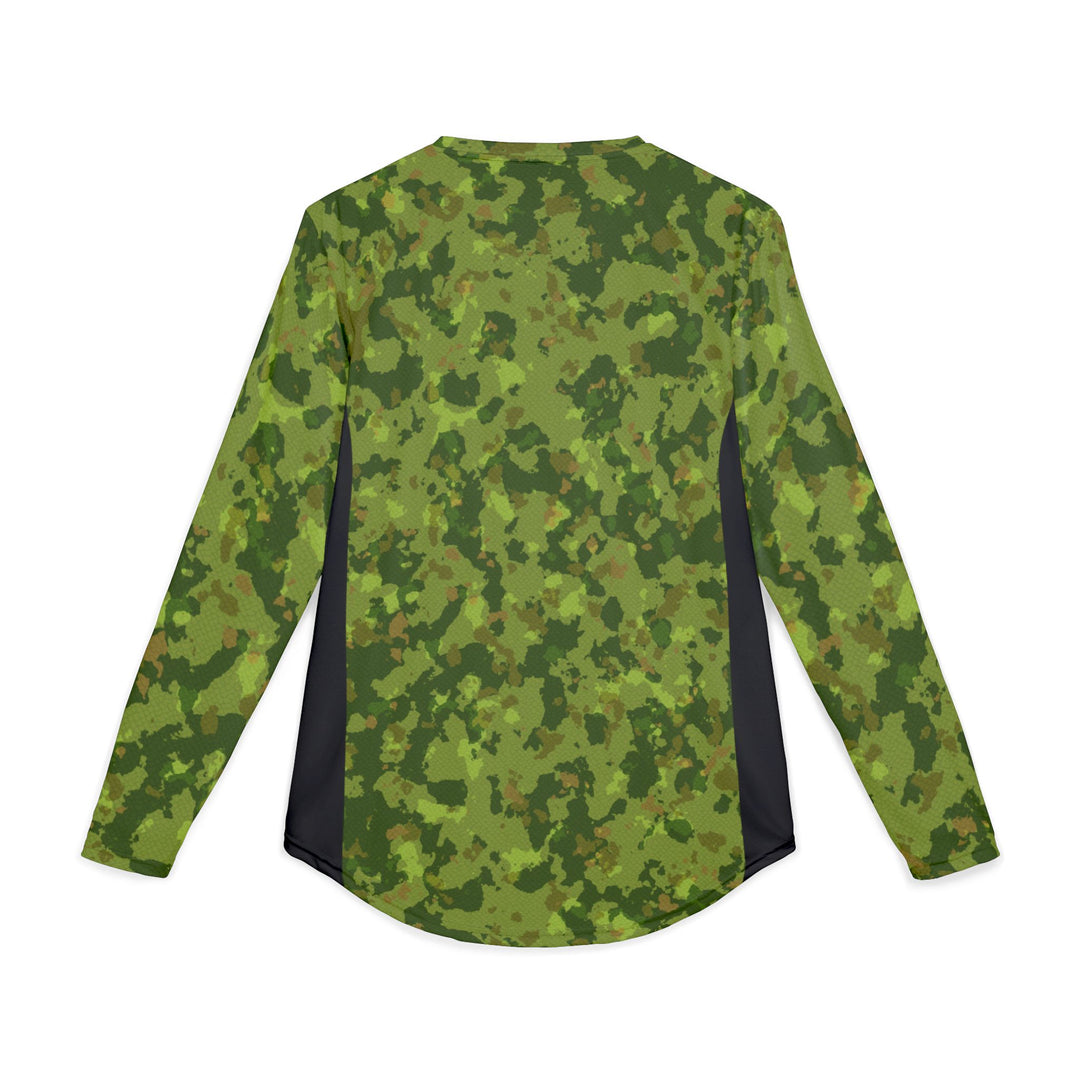 UV Protection Camouflage Gyotaku Crappie Sun Shirt