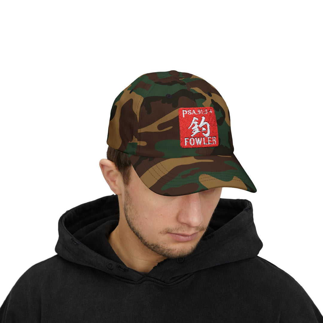 Psalms 91:3-4 Fowler Gyotaku Signature Classic Dad Cap