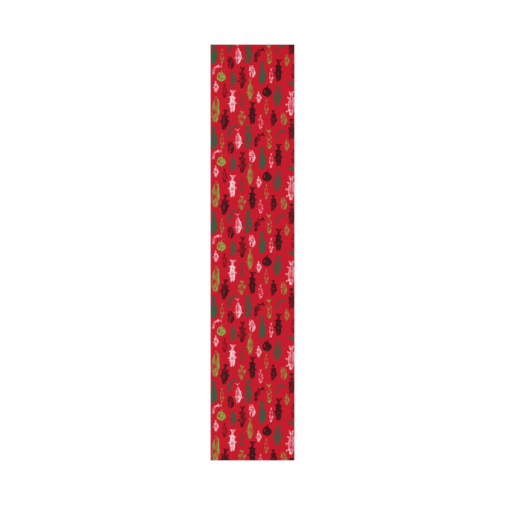 Gyotaku Gift Wrap Paper - Red