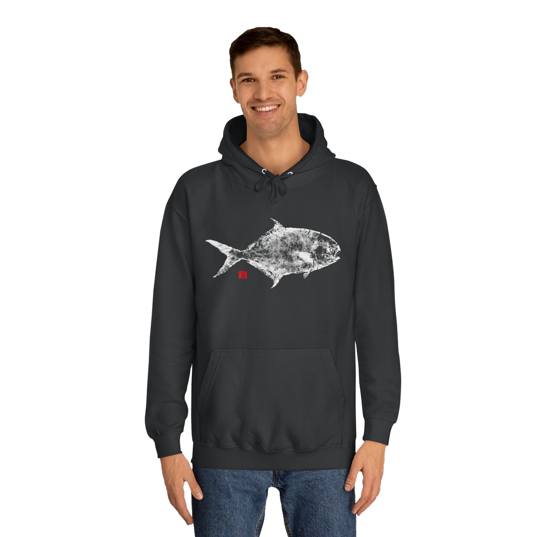 Pompano Gyotaku Hoodie