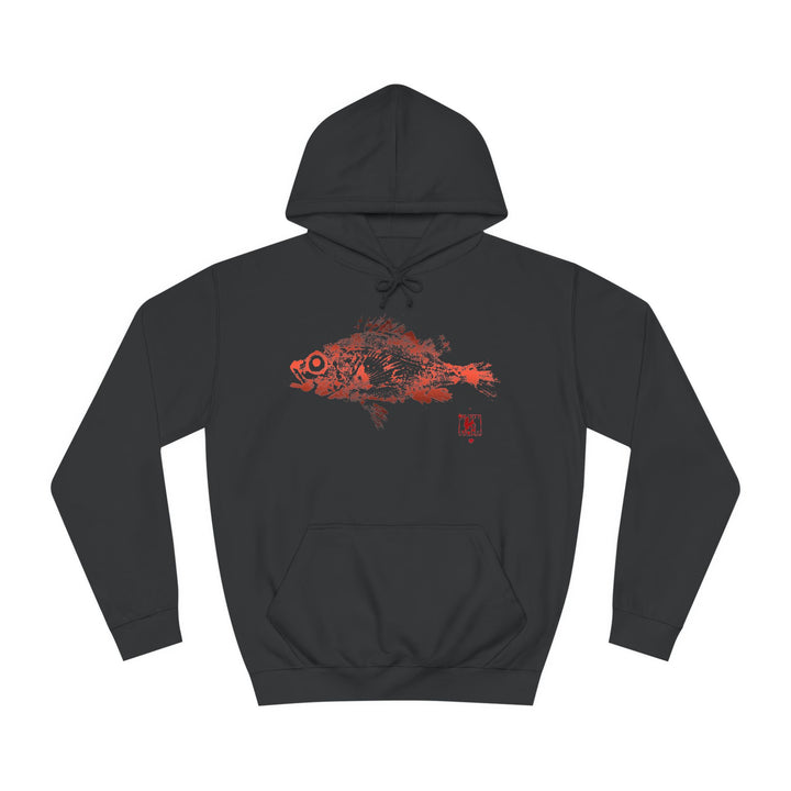 Redfish Gyotaku Hoodie