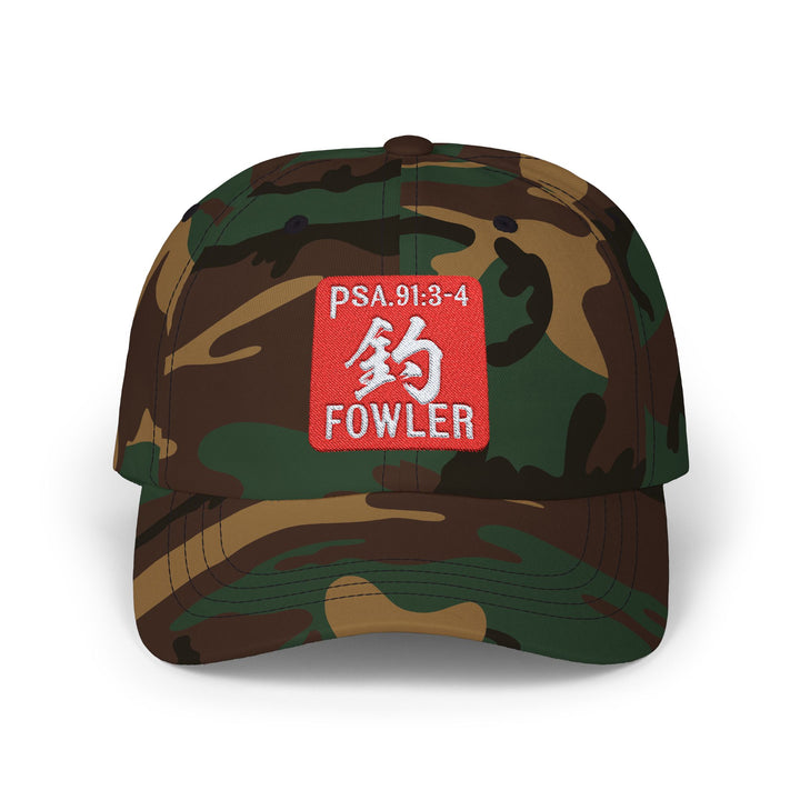 Psalms 91:3-4 Fowler Gyotaku Signature Classic Dad Cap