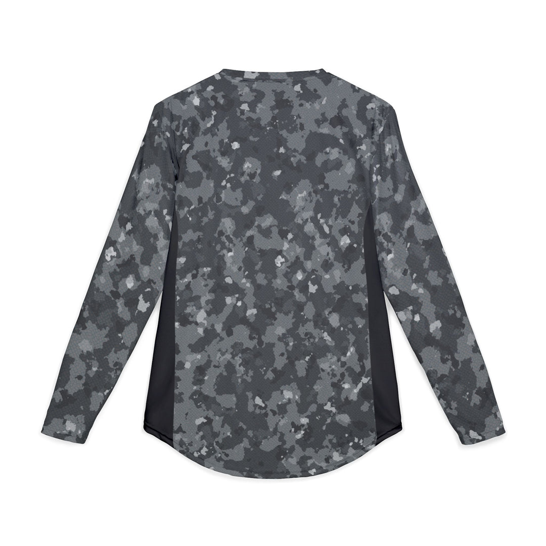 Gyotaku UV Protection Grey Camouflage Crappie Sun Shirt