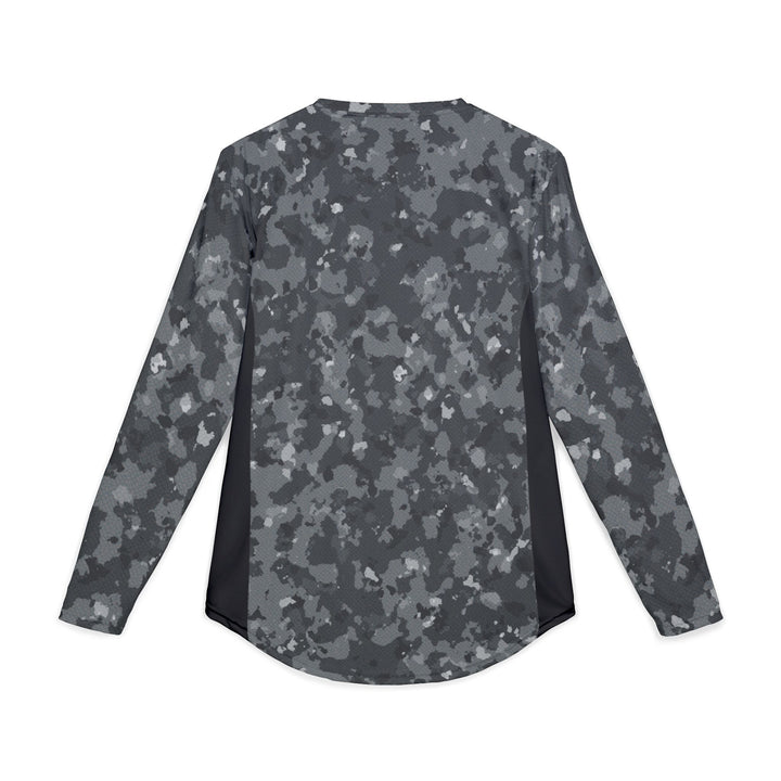Gyotaku UV Protection Grey Camouflage Crappie Sun Shirt