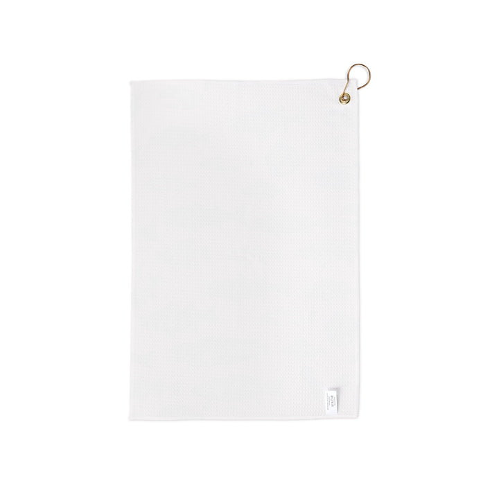 Gyotaku Golf Towel - Black on Orange