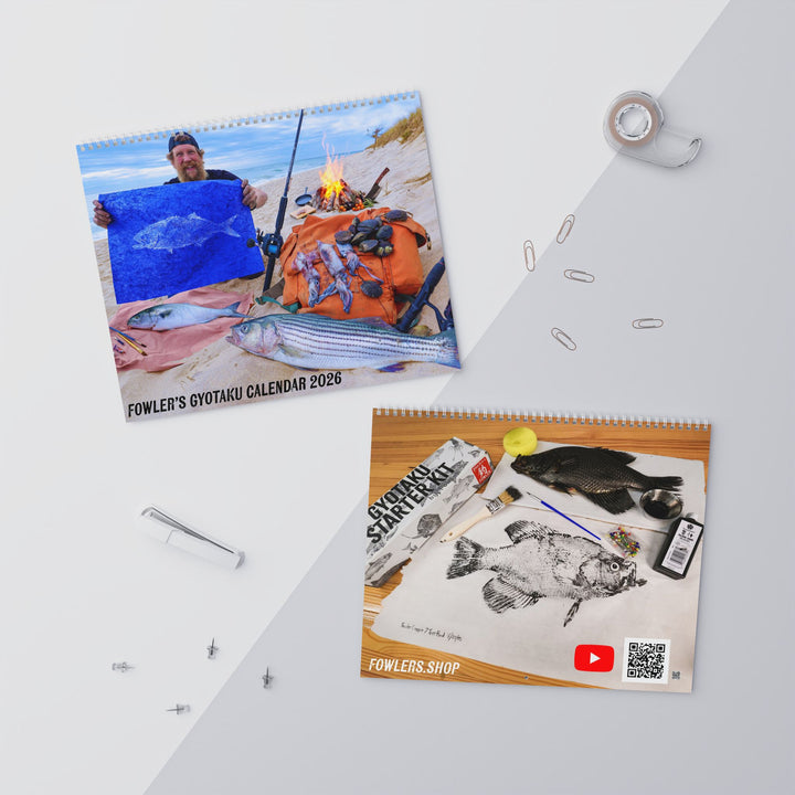 Gyotaku 2026 Wall Calendar