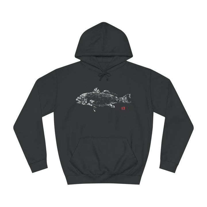 Red Drum Gyotaku Hoodie