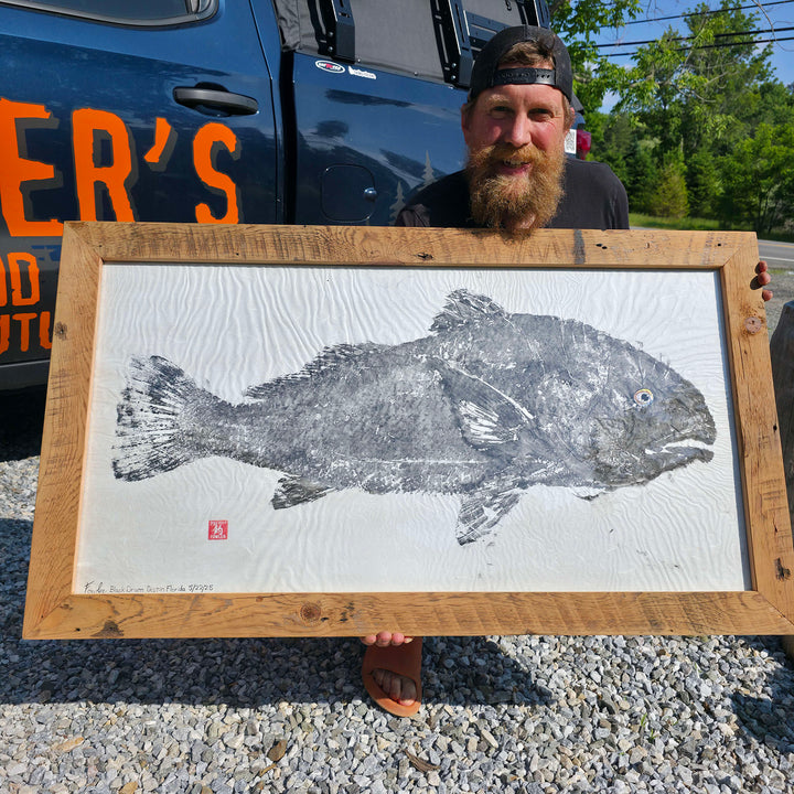 AUCTION: Gyotaku Fish Painting by Fowler