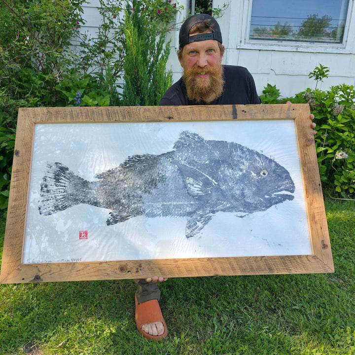 AUCTION: Gyotaku Fish Painting by Fowler