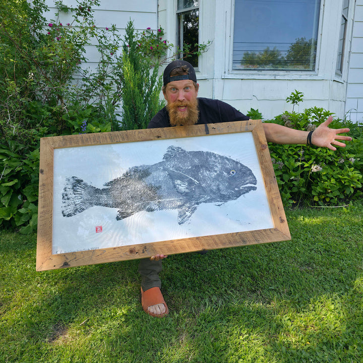 AUCTION: Gyotaku Fish Painting by Fowler