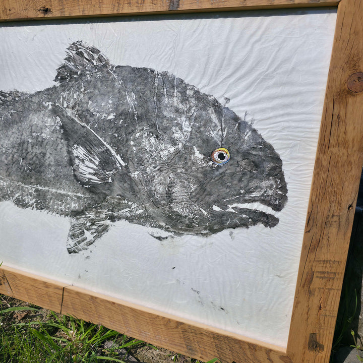 AUCTION: Gyotaku Fish Painting by Fowler