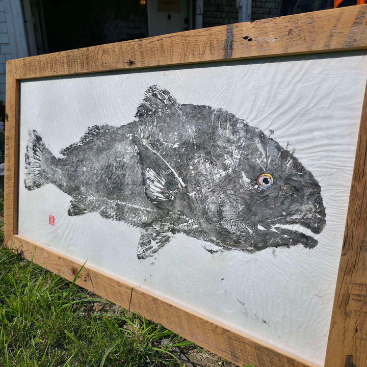 AUCTION: Gyotaku Fish Painting by Fowler