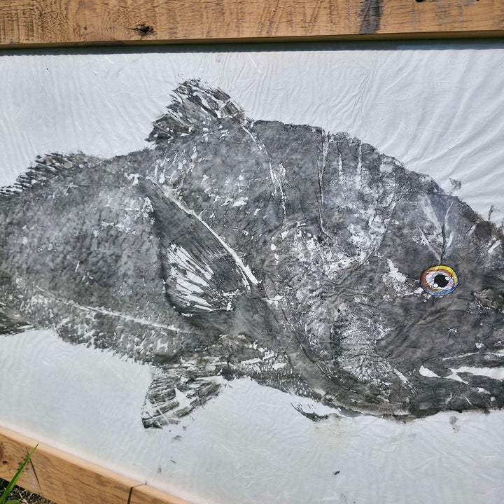 AUCTION: Gyotaku Fish Painting by Fowler