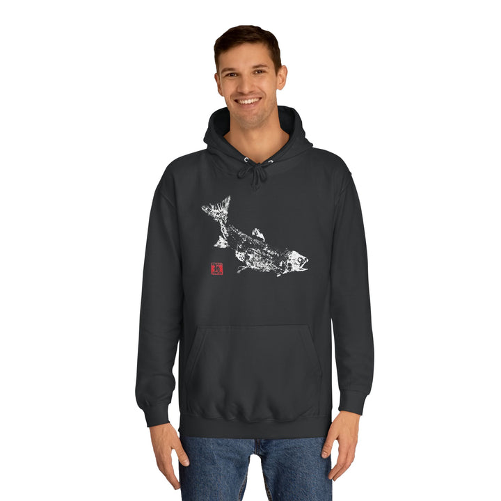 Rainbow Trout Gyotaku Hoodie