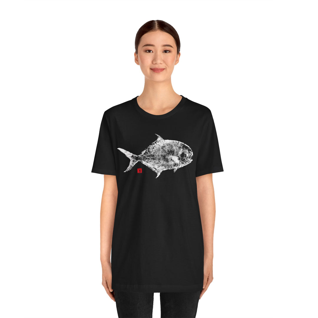 Pompano Gyotaku by Fowler