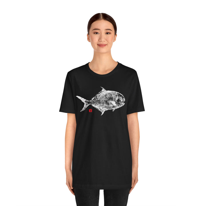Pompano Gyotaku by Fowler