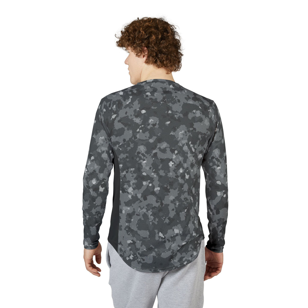 Gyotaku UV Protection Grey Camouflage Crappie Sun Shirt