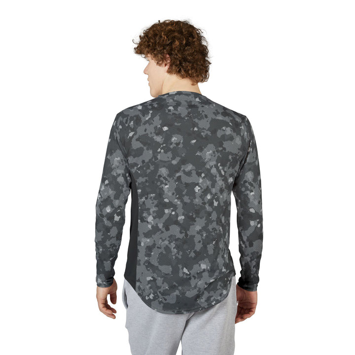 Gyotaku UV Protection Grey Camouflage Crappie Sun Shirt