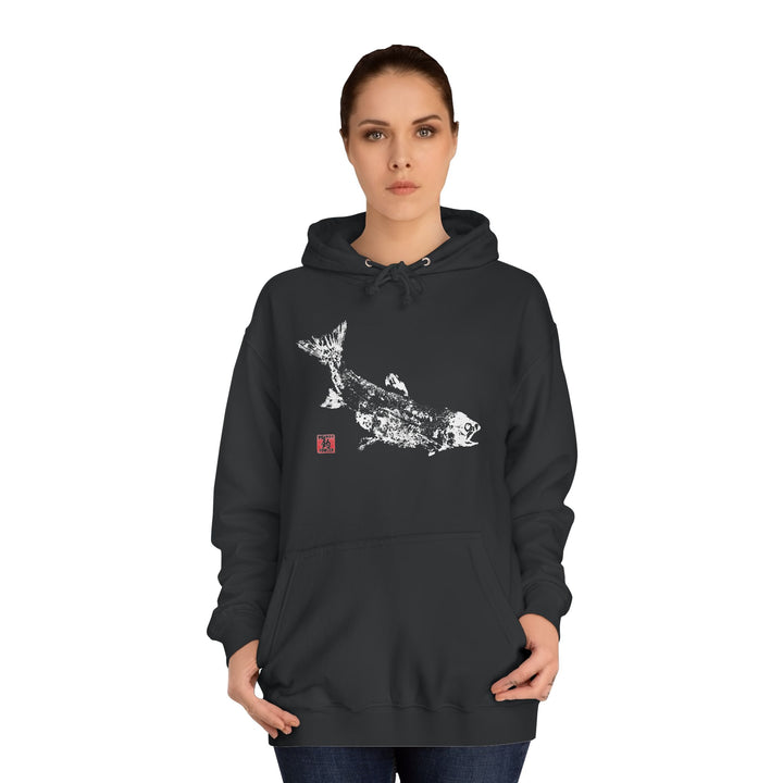 Rainbow Trout Gyotaku Hoodie