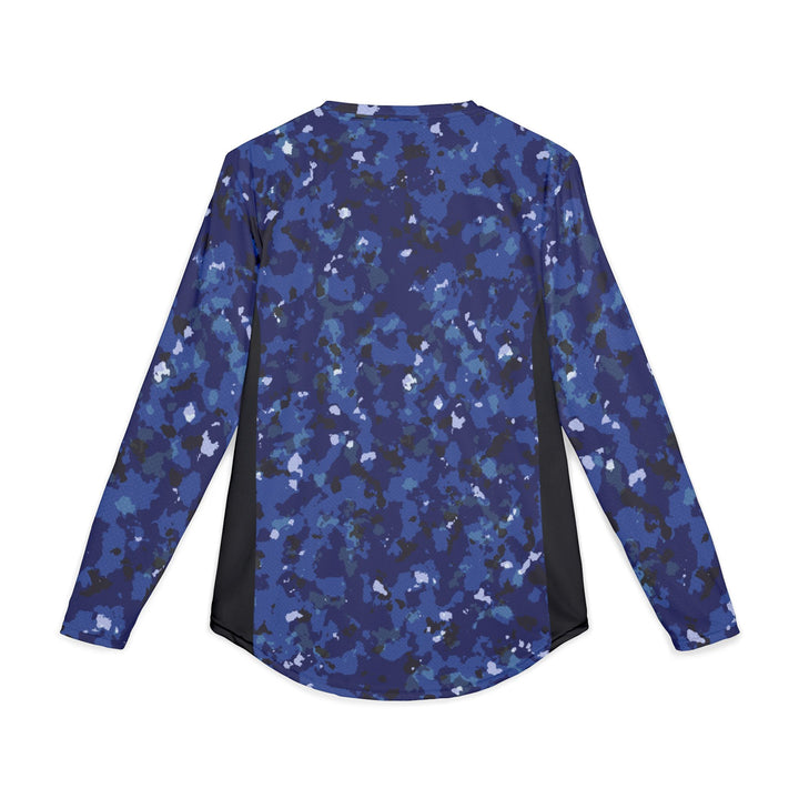 Gyotaku UV Protection Blue Camouflage Crappie Sun Shirt