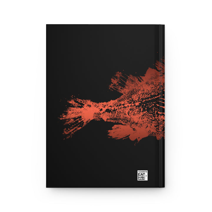 Redfish Gyotaku Hardcover Journal Matte