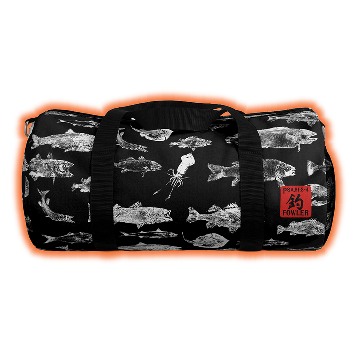 Gyotaku Marine Life Duffel Bag