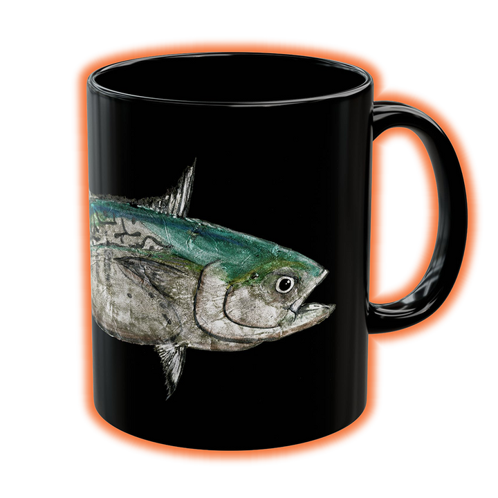 False Albacore Gyotaku Ceramic Mug (11oz)