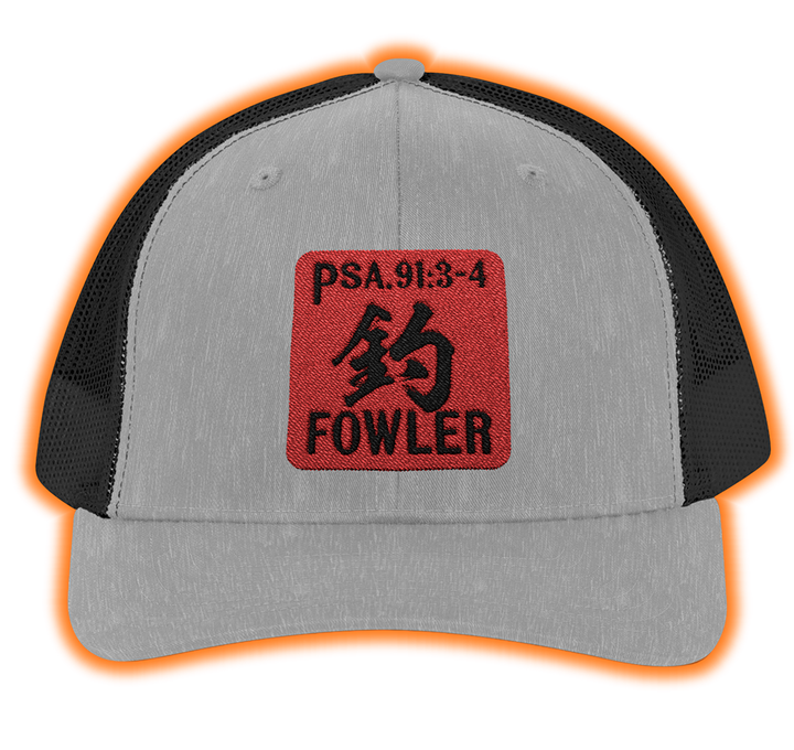 Embroidered Snapback Cap - Fowler's Gyotaku Signature - PSA 91:3-4