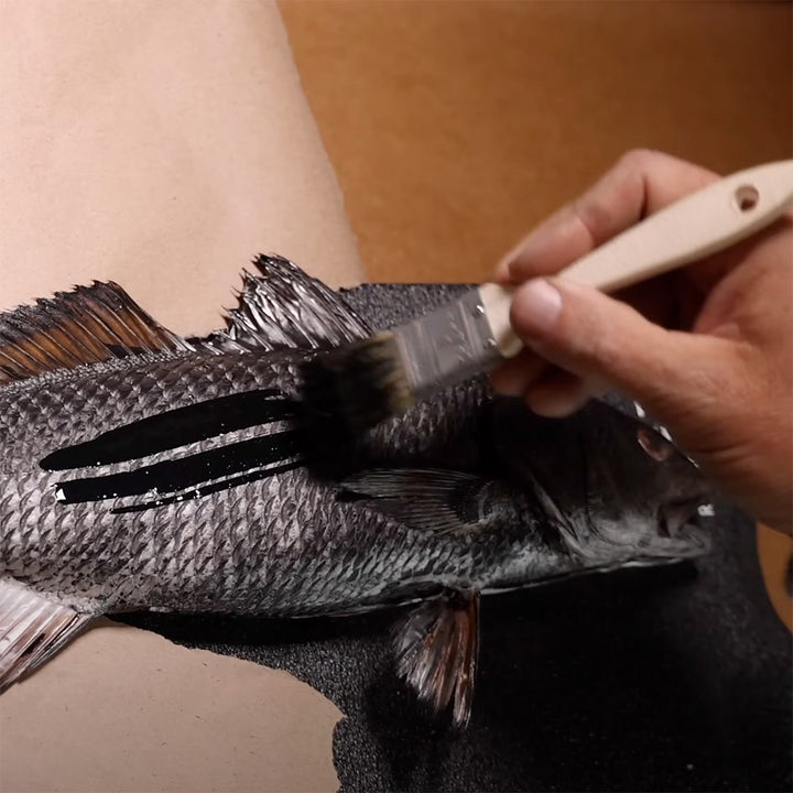 Red Drum Gyotaku by Fowler