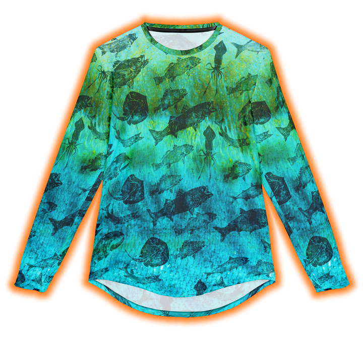 Men's UV Protection Gyotaku Sun Shirt