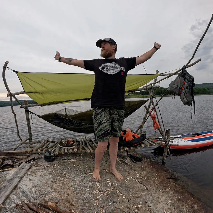 Yellowfin Sole Gyotaku by Fowler