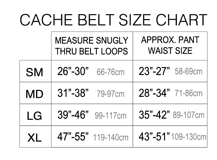 Cache Belts Cache Belt™ | With the Prototype Buckles (Does not include survival ki ...
