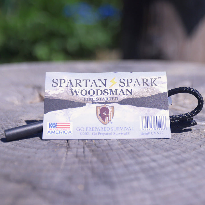 NEW! SPARTAN SPARK™ WOODSMAN FIRESTARTER
